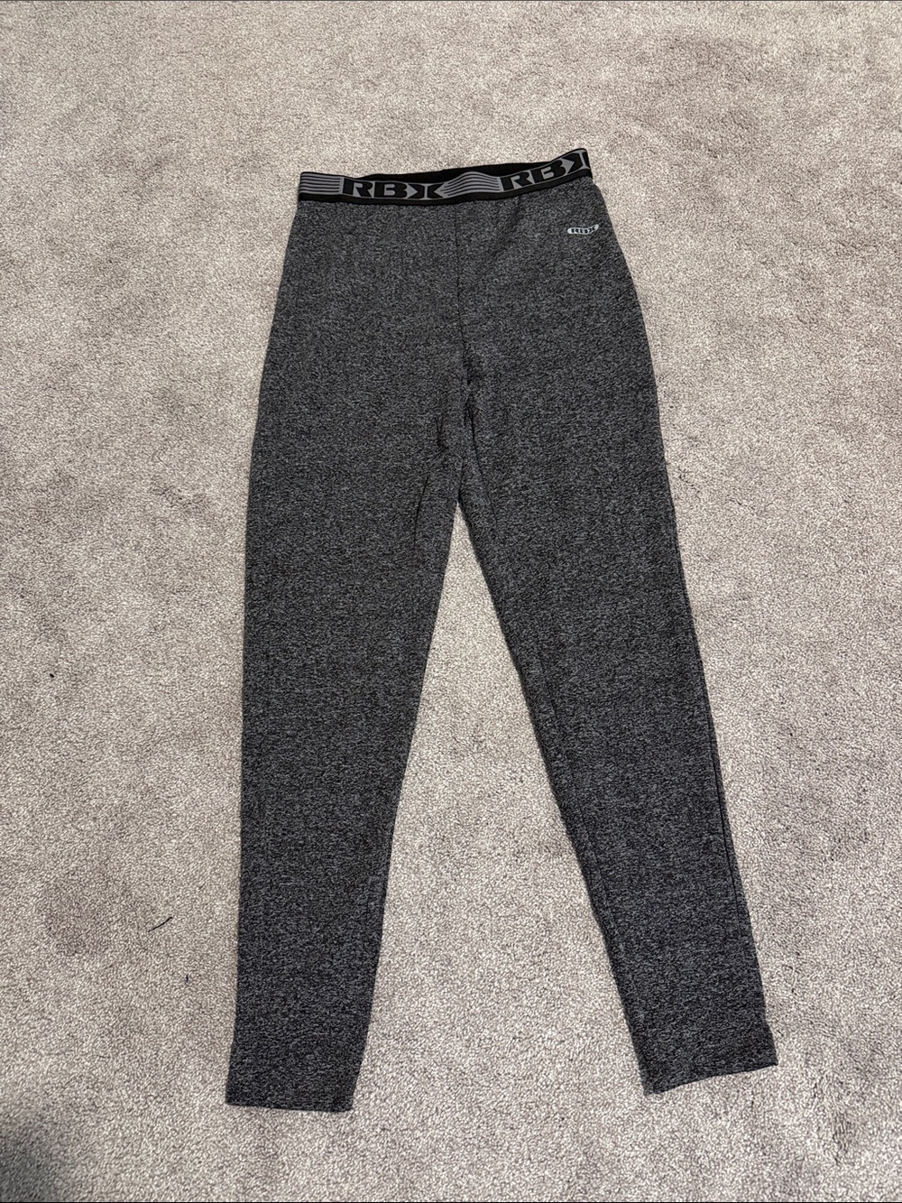RBX Black Heather Performance Leggings